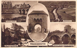 CPA Royaume Uni - Pays De Galles - Monmouthshire - Monmouth - Norman Gateway - Mill On The Monnow - Oblitérée 1954 - Monmouthshire