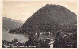 CPA Suisse - TI - Tessin - Lugano Col Monte S. Salvatore - Ditta C. Mayn - MAYR - Coline - Montagne - Vue D'Ensemble - Lugano