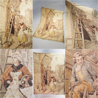 + TAPISSERIE MECANIQUE DES ANNEES 40'S @ Décoration Tableau Broderie - Rugs, Carpets & Tapestry