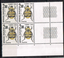 FR 203 - FRANCE Timbre Taxe N° 107 Bloc De 4 Bord De Feuille Neuf** Insecte - 1960-.... Postfris