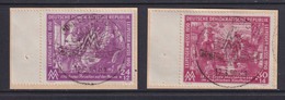 DDR 248-249 Leipziger Frühjahrsmesse 24+12 Pf/30+14 Pf Sonderstempel Auf Papier - Other & Unclassified