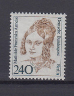 Berlin 827 Einzelmarke Frauen Mathilde Franziska Anneke 240 Pf Postfrisch  - Andere & Zonder Classificatie