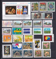 LIECHTENSTEIN - ANNEE COMPLETE 2000 ** MNH - VALEUR NOMINALE (FACIALE) = 37.9 SFr. - Volledige Jaargang