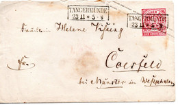 62602 - Altdeutschland / NDP - 1868 - 1Gr GAUmschl TANGERMUENDE -> COESFELD - Enteros Postales