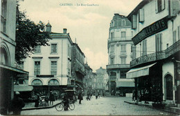 Castres * La Rue Gambetta * Commerces Magasins - Castres