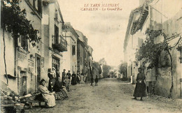 Cadalen * La Grand Rue * Villageois * Commerces Magasins - Cadalen