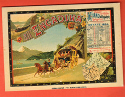 KCD-26a Repro Litho Affiche Plakat  ST.-MORITZ MILANO   All' ENGADINA  Kütsche 1894 GF NG - Saint-Moritz