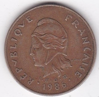 Polynésie Française . 100 Francs 1986, Cupro-nickel-aluminium - Frans-Polynesië