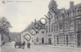 Postkaarte/Carte Postale - Dolhain - L' Eglise Et L'Ecole Moyenne (C2812) - Limbourg