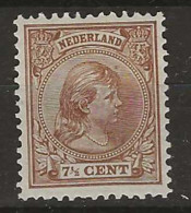 1891 MH/* Nederland NVPH 36 - Nuevos