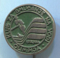 Water - Skiing, Club Olimpija Ljubljana Slovenia, Vintage Pin Badge Abzeichen - Waterski