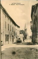 Vaour * La Rue Principale Du Village - Vaour