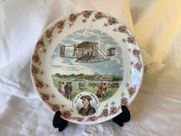 Assiette « Wilbur Wright » C. 1900 Digoin-Sarreguemines - Digoin (FRA)