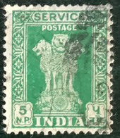 Inde - India - C13/16 - (°)used - 1958 - Michel 144 - Asoka Pilaar - Timbres De Service
