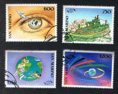 SAN MARINO - UN  1454.1457 - 1995 O.M.T. TURISMO       (COMPLET SET OF 4)   -  USED° - Usati