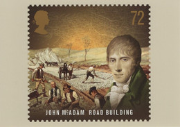 Great Britain 2009 PHQ Card Sc 2652 72p John McAdam Road Building - PHQ Karten