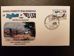 Caledonia 2022 Caledonie Avion LE BIG BOSS Boeing 747 UTA Aviation Airplane 1v FDC PJ - Nuevos