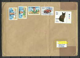 IRLAND IRELAND 2022 Cover To Estonia Stamps Remained Uncancelled! Sport Rally Cat - Covers & Documents