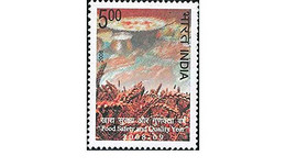 India 2008 Food Safety & Quality Year, Rice Field 1v Stamp MNH As Per Scan - Altri & Non Classificati