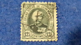 LÜKSEMBURG-1891-93  12.5C. GRAND DUKE ADOLLF   DAMGALI - 1891 Adolphe Voorzijde