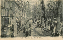 Marseille * Vue Sur Les Allées De Meilhan * Promeneurs - Canebière, Stadtzentrum