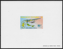 1991  Wallis Et Futuna N° 410  Nf** MNH. Epreuve . Aviation. ULM. - Imperforates, Proofs & Errors