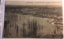 Cpa 16 - Angoulême - Les Inondations - Vue Prise Du Rempart Du Nord, éd Des Nouvelles Galeries, Non écrite - Angouleme