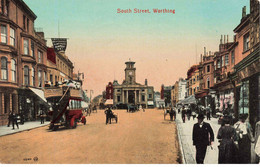 ANGLETERRE - S01465 - South Street - Worthing - Autobus  - Brouette - Commerces- L1 - Worthing