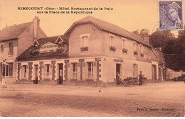 60 - RIBECOURT - S03575 - Hôtel Restaurant De La Paix Sur La Place De La République - Commerces - L1 - Ribecourt Dreslincourt