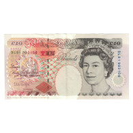 Billet, Grande-Bretagne, 10 Pounds, 1993-1998, KM:386a, SUP - 10 Pounds