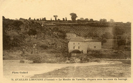 S11435 Cpa 86 Availles Limousine - Le Moulin De Vareille Disparu Sous Les Eaux Du Barrage - Availles Limouzine