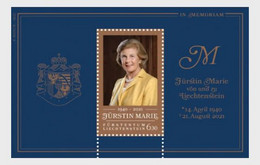 Liechtenstein - Postfris / MNH - Sheet Prinses Marie 2022 - Unused Stamps