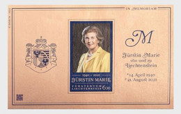 Liechtenstein - Postfris / MNH - Cryptostamp, In Memoriam Prinses Marie 2022 - Unused Stamps
