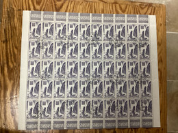Planche De 50 TimbresNo 326 Oblitérés De Saint-pierre Et Miquelon - Used Stamps