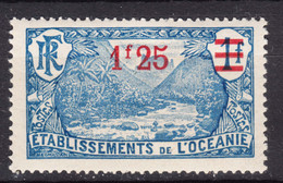 Oceania Oceanie 1924 Yvert#63 Mint Hinged - Nuovi