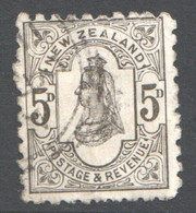 1895  5 Shillings Queen Victoria  Perf 11 X 11  SG 242 - Gebruikt
