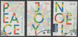 AUSTRALIA - USED 2022 $3.25 Secular Christmas - Set Of Three - Oblitérés