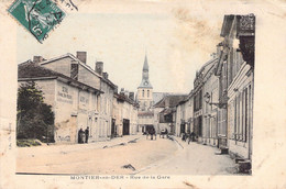 CPA - FRANCE - 52 - MONTIER EN DER - Rue De La Gare - Colorisée - Montier-en-Der