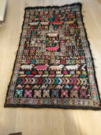 TAPIS BERBERE FAIT MAIN SUD MAROC 0.95X1.60 / TRES COLORE Cf Scan ) T.BIEN EN TENTURE MURALE - Teppiche & Wandteppiche