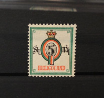 1879 Heligoland Helgoland Befund BPP Estelmann Altsignatur Mi Nr 20A 5 Mark Gestempelt German Island Rare !!! - Heligoland