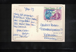 French Polynesia 1981 James Cook  Interesting Postcard - Covers & Documents