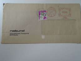 ZA400.20  Switzerland Suisse   Uprated  Postage Meter - Cancel  1977 BUCHS - Ema -red Meter - Postage Meters