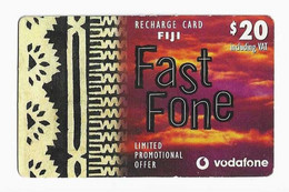 FIDJI TELECARTE PREPAYEE VODAFONE 20$ - Fiji