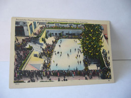 ROCKEFELLER PLAZA OUTDOOR ICE SKATING POND ROCKEFELLER NEW YORK CITY ETATS UNIS USA CPA - Stadiums & Sporting Infrastructures