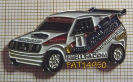 PAT14950 MITSUBISHI PAJERO No 1 RALLYE RAID Publicités ROTHMANS MICHELIN SHELL FACOM - Mitsubishi