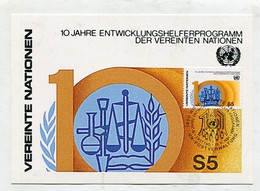 MC 099095 UNO VIENNA - Wien - 10 Jahre Entwickelungshelferprogramm  - 1981 - Cartes-maximum