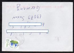 R Bulgarien 2014 MiNr. 5132 Pilze: Russula Virescens Auf Brief In Die BRD - Storia Postale