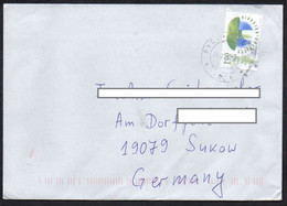 R Bulgarien 2014 MiNr. 5132 Pilze: Russula Virescens Auf Brief In Die BRD - Storia Postale