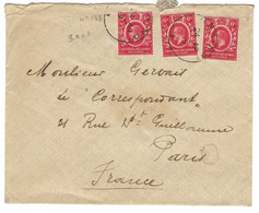 ENVELOPPE EAST AFRICA AND UGANDA / MASINDI  1919 POUR PARIS FRANCE - Oeganda (...-1962)