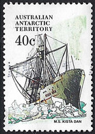 AUSTRALIAN ANTARCTIC TERRITORY (AAT) 1979 QEII 40c Multicoloured 'Ships, M.H Kista Dan SG48 FU - Gebraucht